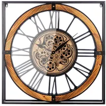 Casablanca by Gilde Revolus 72,0 cm 72 Wanduhr braun/schwarz
