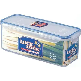 Lock & Lock Frischhaltedose rechteckig blau 27,9 x 11,6 x 10,2 cm 2 l