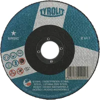 TYROLIT Trennscheibe Basic* 2 in 1, Scheiben-Ø: 125 mm