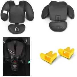Cangaroo i-Size Kindersitz Quill (40-150cm) Gruppe 0/1/2/3, Isofix, 360° drehbar schwarz