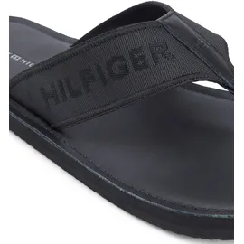 Tommy Hilfiger Hilfiger Leather Beach Sandal Schwarz 43