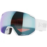 Salomon Radium Photo Skibrille (Größe One Size, weiss)