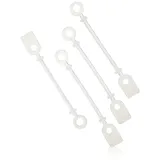 Efalock Professional Rundgummi Silikon lang, 1er Pack, (1x 50 Stück)