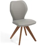 Niehoff Sitzmöbel Colorado Trend-Line Design-Stuhl Gestell Wild-Nussbaum - Leder - Braun