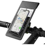 Für Samsung S26 S26 Plus S26 Ultra S25 FE S25 S25+ S25 Ultra S24 Fahrrad Handyhalterung Wasserdicht - Handyhalterung für Fahrrad 360° Drehung, Fahrradlenkertasche, Motorradhalterung Motorrad
