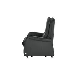 HIMOLLA Fernsehsessel 7568 Leder 77 x 104 x 85 cm Schwarz elektrisch