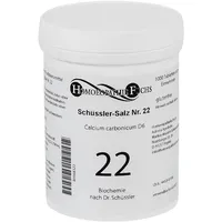 HOMOEOPATHIEFUCHS Schüssler-Salz Nummer 22 Calcium carbonicum D6 Biochemie 1000 St Tabletten
