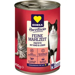 EDEKA Herzstücke Feine Mahlzeit Pastete mit Rind& Leber 400G