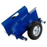 Wiltec Plattenwagen Stahl 500 kg grau mit 8 Zoll Rädern