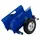 Wiltec Plattenwagen Stahl 500 kg grau mit 8 Zoll Rädern