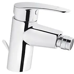 Vitra Dynamik S Bidet-Armatur A40952EKM Ausladung 105mm, Einlochmontage, mit Ablaufgarnitur, chrom
