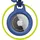 mobile origin Airtag Loop Case Holder A1 blue