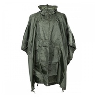 MFH Regenponcho US Poncho, Rip Stop, Mod., oliv, Gr. 144 x 223 cm grün