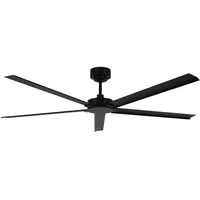 LUCCI Outdoor Energiespar Deckenventilator Monza Schwarz