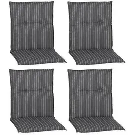 BEO Gartenstuhlauflage 101 x 50 x 6 cm grau 4-tlg.
