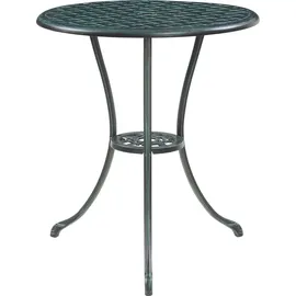 casa.pro Bistro-Set Vena 3-tlg. Dunkelgrau/Grün