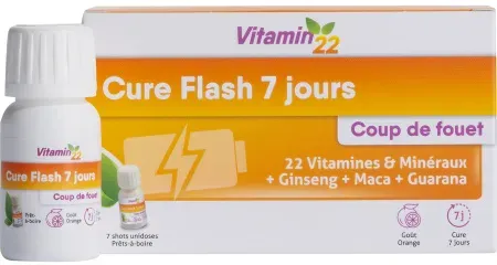 Vitamin'22 Blitzkur 7 Tage Orange Fläschen 7x30ml