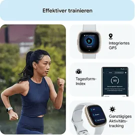 Fitbit Sense 2 softgold/nebelblau