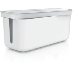 BEARWARE Kabelbox mit Gummifüßen Kabelmanagement / Kabelordner / Ladebox