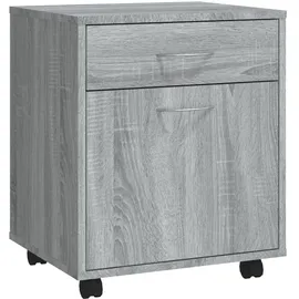 vidaXL Sonoma Rollschrank 45 x 38 x 54 cm grau