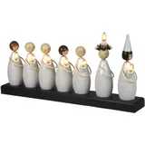 Star Trading Fensterleuchter Lucia 7 flammig Weihnachtsdeko