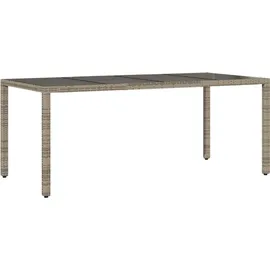 vidaXL Garten-Essgruppe 9-tlg. Grau