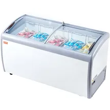Vevor Kommerzielle Eiscreme-Vitrine 460 L Weiß