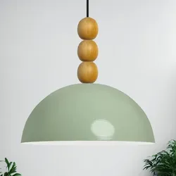 Bamyum Champion Holz, Metall Moderne Pendellampe