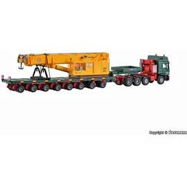 Kibri Fahrzeuge MAN SK mit Scheuerle Plattformwagen Schienenkran Oberteil 13600 H0