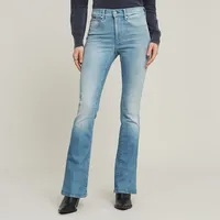G-Star 3301 Flare Jeans - Vintage Alloy Blue -