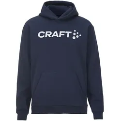 Craft Kapuzenpullover Community 2.0 Hoodie (hoher Tragekomfort) navyblau Herren