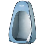 VEVOR Campingzelt Pop Up Zelt Toilettenzelt Umkleidezelt für 1 Person Blau