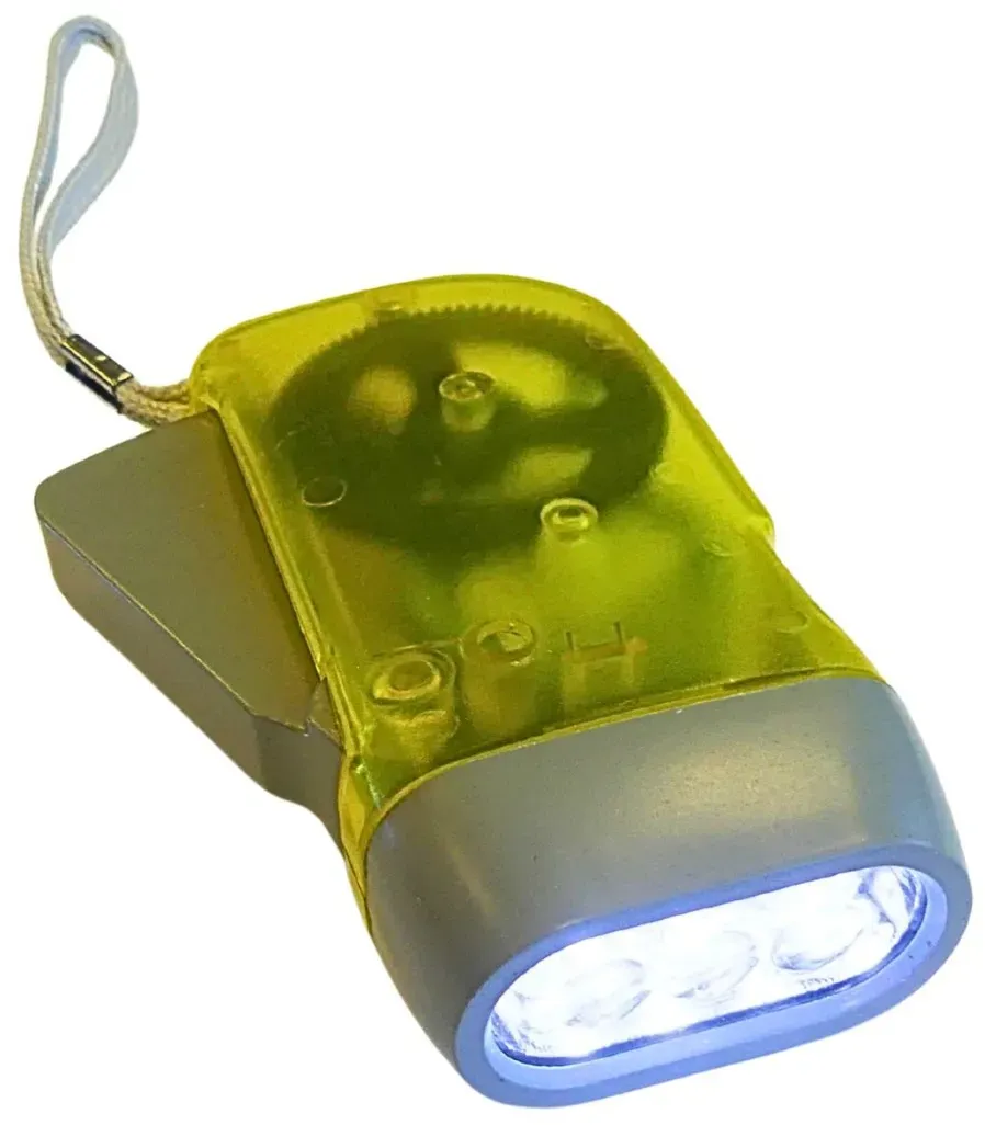 LED Taschenlampe Dynamo Handbewegung ohne Batterie perfekt für Survival, Camp...