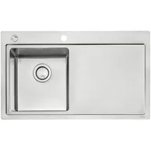 Naber Corno Ora Schrankbreite 45 cm Edelstahl Becken links 1014041