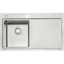 Naber Corno Ora Schrankbreite 45 cm Edelstahl Becken links 1014041