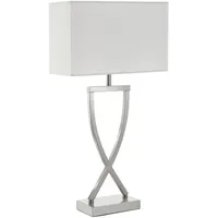 Tectake tectake® Tischleuchte, modernes Design, blendfreies Licht, Kippschalter am