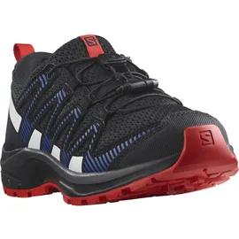 Salomon Xa Pro V8 Wanderschuhe - Black / Lapis Blue / Fiery Red - EU 36