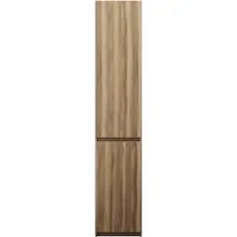 Burgbad Lin20 Apothekerschrank 400 x 34,5 x 200 cm Frassino Dekor Cappuccino Metall