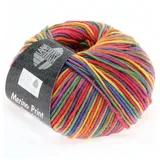 Lana Grossa Cool Wool Print Häkelwolle, 160 m blau|gelb|grün|lila
