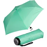 Doppler Super Mini Fiber Compact Taschenschirm extem leicht und klein - mint green