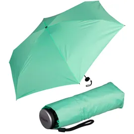 Doppler Super Mini Fiber Compact Taschenschirm extem leicht und klein - mint green