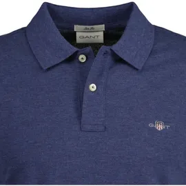 GANT SLIM SHIELD Piqué blau 4XL