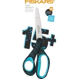 edding Fiskars Teen Schere ab 15 Jahre, 20 cm gesprenkelt petrol, Linkshänder