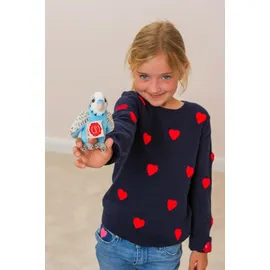 Teddy-Hermann Wellensittich blau