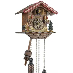 Trenkle -Kuckucksuhr Musikanten Quarz Uhrwerk 19cm- 4292 QM