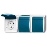 Busch-Jaeger Schuko-Steckdose 3-fach Ocean 2 St.