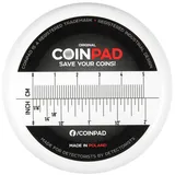 CoinPad Münzetui, Sichere Münzbox weiß