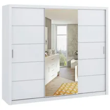 marmex möbel Schiebetürenschrank BONO 250 250 x 210 x 60 cm Weiß