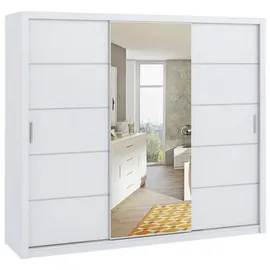 marmex möbel Schiebetürenschrank BONO 250 250 x 210 x 60 cm Weiß