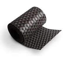 Tams Sichtschutzstreifen 255 x 19 cm Dunkelbraun Polyethylen